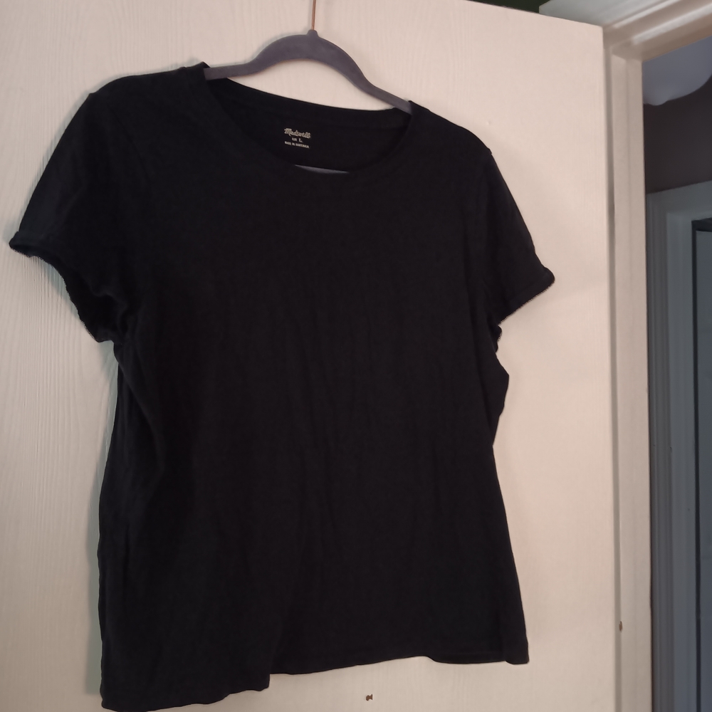 2 Madewell Black Short Sleeve Tees